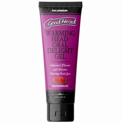 Foto van Doc Johnson - GoodHead Warming Oral Delight Gel - Watermeloen - 118 ml