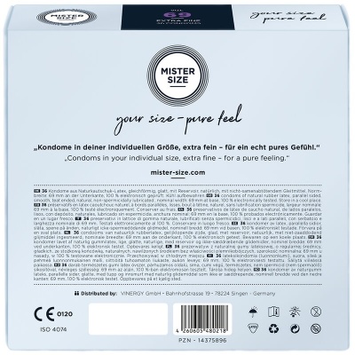Mister Size - Condoms Size XXXL 69 MM (36 Units) - image 3