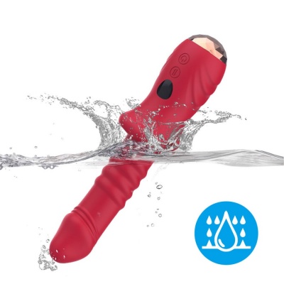 Armony A-Spot Stimulating Vibrator Dildo Red - image 8