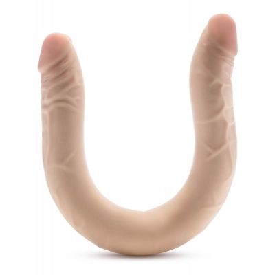 Foto van Dr Skin - Dr. Skin Plus 16,5” Buigzame Dubbele Dildo Beige