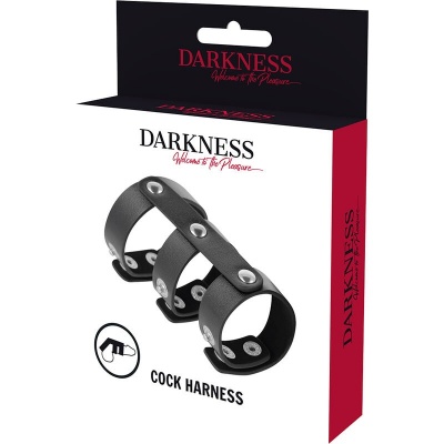 Darkness Double Adjustable Leather Ring - image 5
