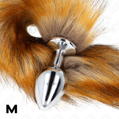 Kink Anal Plug M 8x3.5cm Synthetic Tail 40cm Brown - image 4