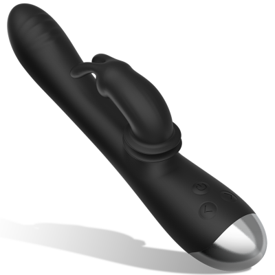Black&Silver DJ Adam Rabbit Vibrator Black - image 2