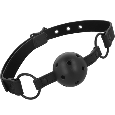 Intense Fetish Vegan Leather Ball Gag - image 2