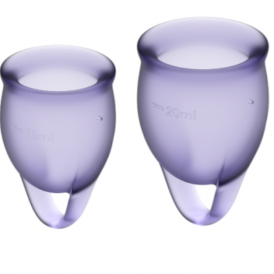 Satisfyer Feel Confident Cup Kit, Purple