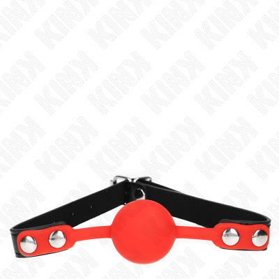 Kink Red Silicone Ball 4cm Gag - image 2
