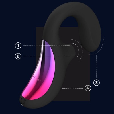 Lelo Enigma Cruise Double Stimulation Sonic Massager Black - image 3