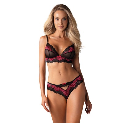 Tulia 2-Delige BH Set - Zwart/Roze Tulia 2-Delige BH Set - Zwart/Roze