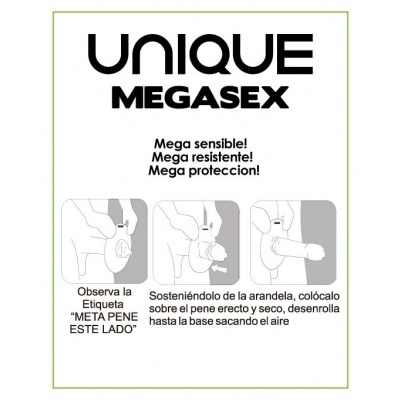 Uniq Megasex Latex-Free Sensitive Condoms 3 Units - image 2