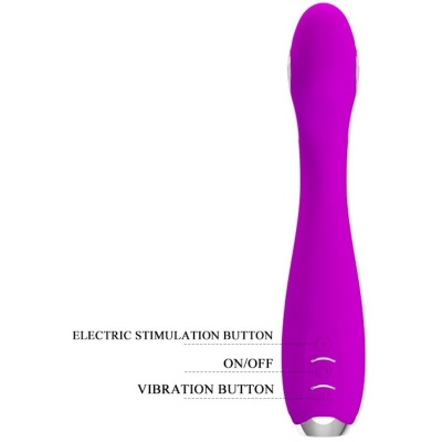 Pretty Love Hector Rechargeable Electroshock Vibrator Waterproof Purpl - image 6