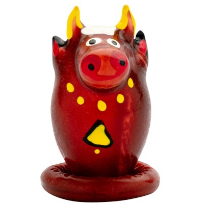 Condomerie Hand-Painted Novelty Condoms Bull - image 4