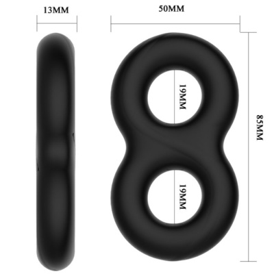 Crazy Bull Double Infinity Silicone Ring - image 6