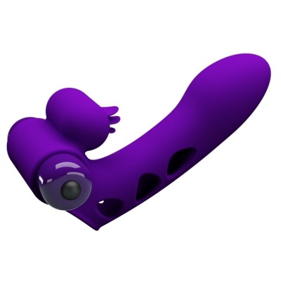 Pretty Love Orlando Purple Vibrator Finger Cover - image 3