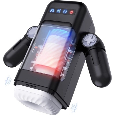 Game Cup Thrusting Vibration Masturbator with Heating