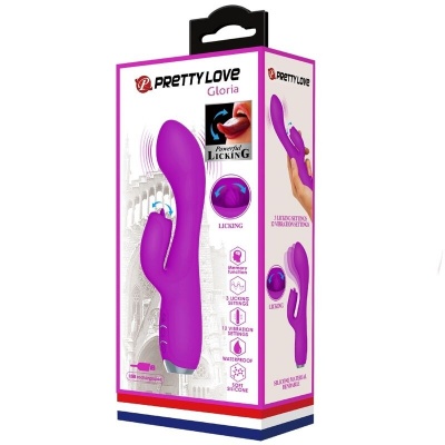 Pretty Love Gloria Rechargeable Rabbit Waterproof Purple - image 11