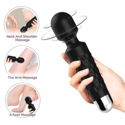 Armony Postman Massager Black Flexible Head