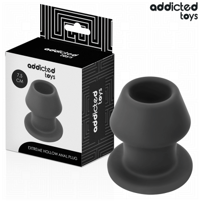 Addicted Toys Extreme Hollow Anal Plug S 7.5CM - image 1
