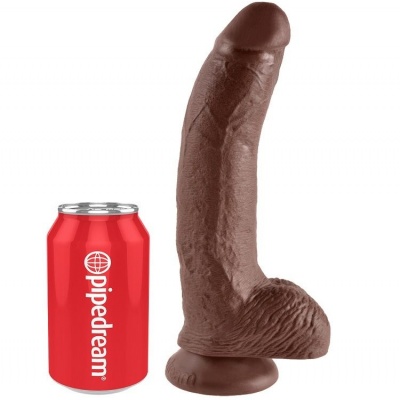 King Cock 9 Dildo Brown Balls 22.9 CM - image 4