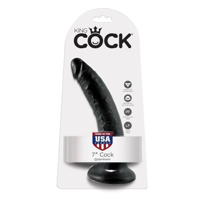 King Cock Dildo Black 17.8 CM - image 5