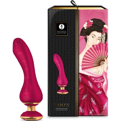 Shunga Sanya Fuchsia Intimate Massager - image 4