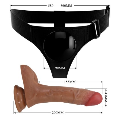 Pretty Love Universal Harness 15.5cm Brown - image 7