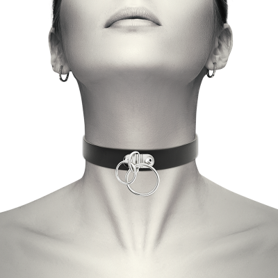 Coquette Chic Desire Double Ring Vegan Choker - image 2
