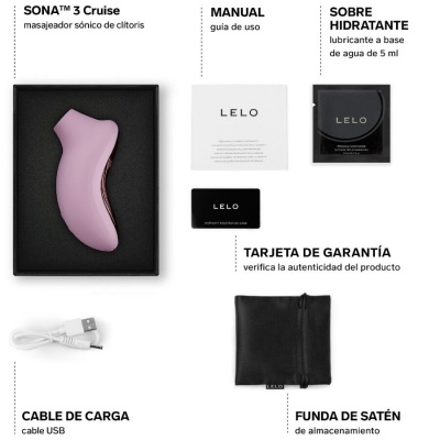 Lelo Sona 3 Cruise Sonic Clitoral Massager Soft Pink - image 5
