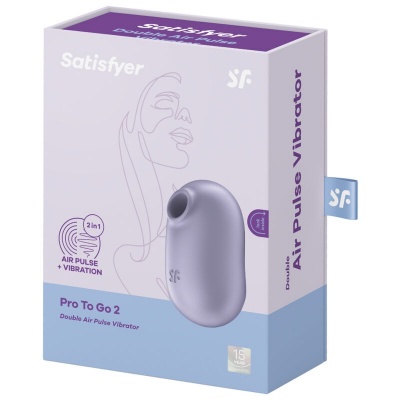 Satisfyer Pro To Go 2 Air Pulse Stimulator Violet - image 5