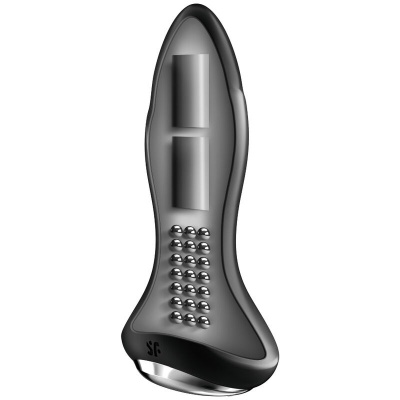 Satisfyer Rotator Plug 1+ Vibrator, App, Black - image 2