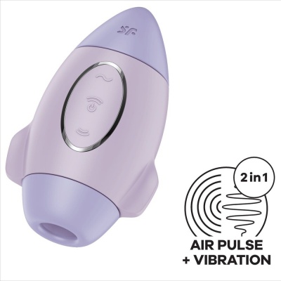 Satisfyer Mission Control Lilac Mini Air Pulse Vibrator - image 4