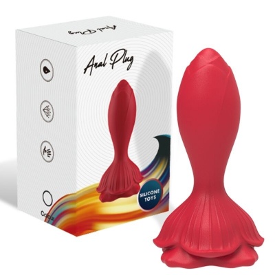 Armony Pink Vibrator Anal Plug Small Remote Red - image 5