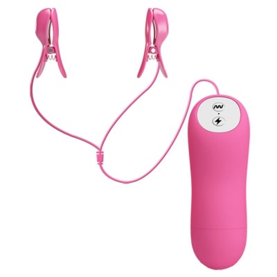 Romantic Wave clamps With Vibration And Fuchsia Electroshock - image 2