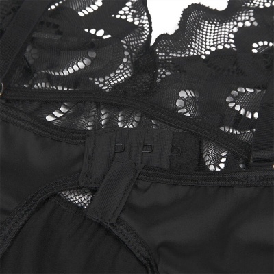Subblime Babydoll Floral Print Chest Black S/M - image 11