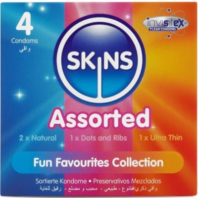 Skins Assorted Premium Condoms 4 Units - image 1