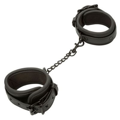 CALEXOTICS Nocturnal Ankle Cuffs Leather Adjustable Black - image 1