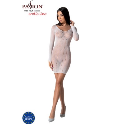 Passion BS101 Bodystocking White One Size - image 3