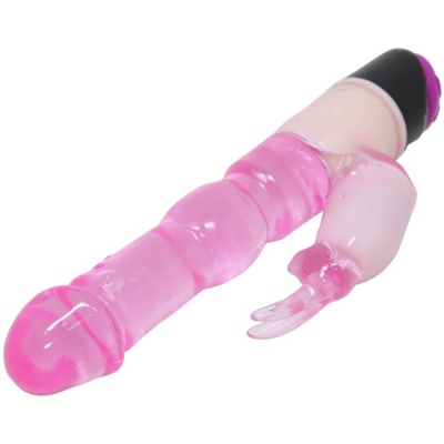 Baile Waves Of Pleasure Fantasy Vibrator With Rabbit 23 Cm - image 4