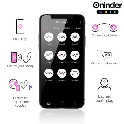 Oninder Cute Love Pleasure 360 Rotating Egg - image 5