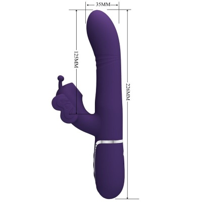 Pretty Love Multifunction Rabbit 4-in-1 Purple - image 7
