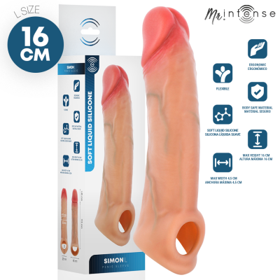 Mr Intense - Simon L Silicone Penis Cover 16 Cm -Ø- 4.5 Cm - image 1