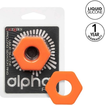CalExotics Alpha Prolong Sexagon Ring Orange - image 2