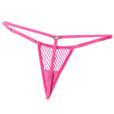 4856 MICRO THONG Mesh NEON PINK L/XL - image 3