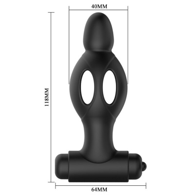 Mr Play Silicone Anal Plug with Vibration - image 5