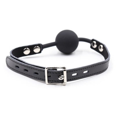 Ohmama Fetish Silicone Ball Gag With Lock - image 4