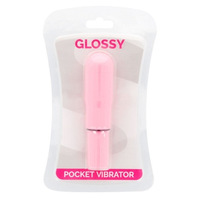 Glossy Pocket Vibrator Pink - image 3