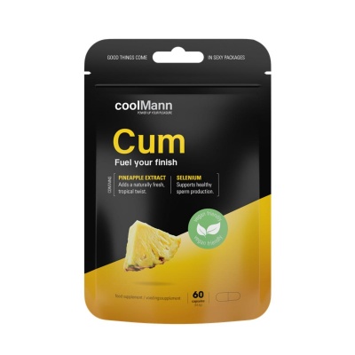 CoolMann - Cum Voedingssupplement - Ananas 60 pcs Foto van CoolMann - Cum Voedingssupplement - Ananas 60 pcs