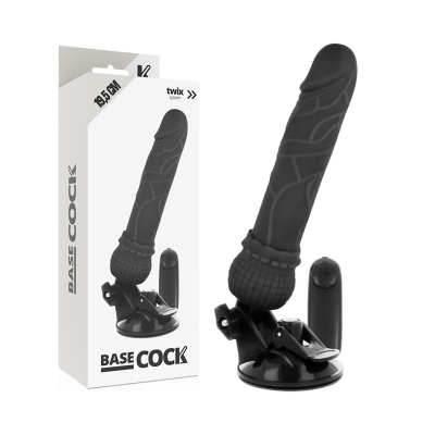 Basecock Realistic Vibrator Black 19.5 cm