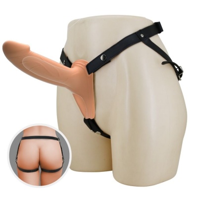 Landon Light-Skin Vibrating Strap-On - image 8