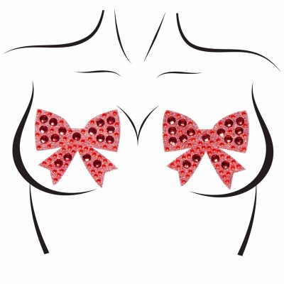 Leg Avenue Rhinestone Bow Nipple Covers Leg Avenue Rhinestone Bow Nipple Covers