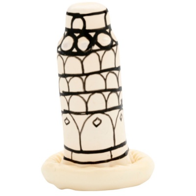 Condomerie Pisa Tower Hand-Painted Condom - image 4